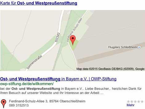 Beispiel Google Map Firmeneintrag Beispiel Google Map Firmeneintrag